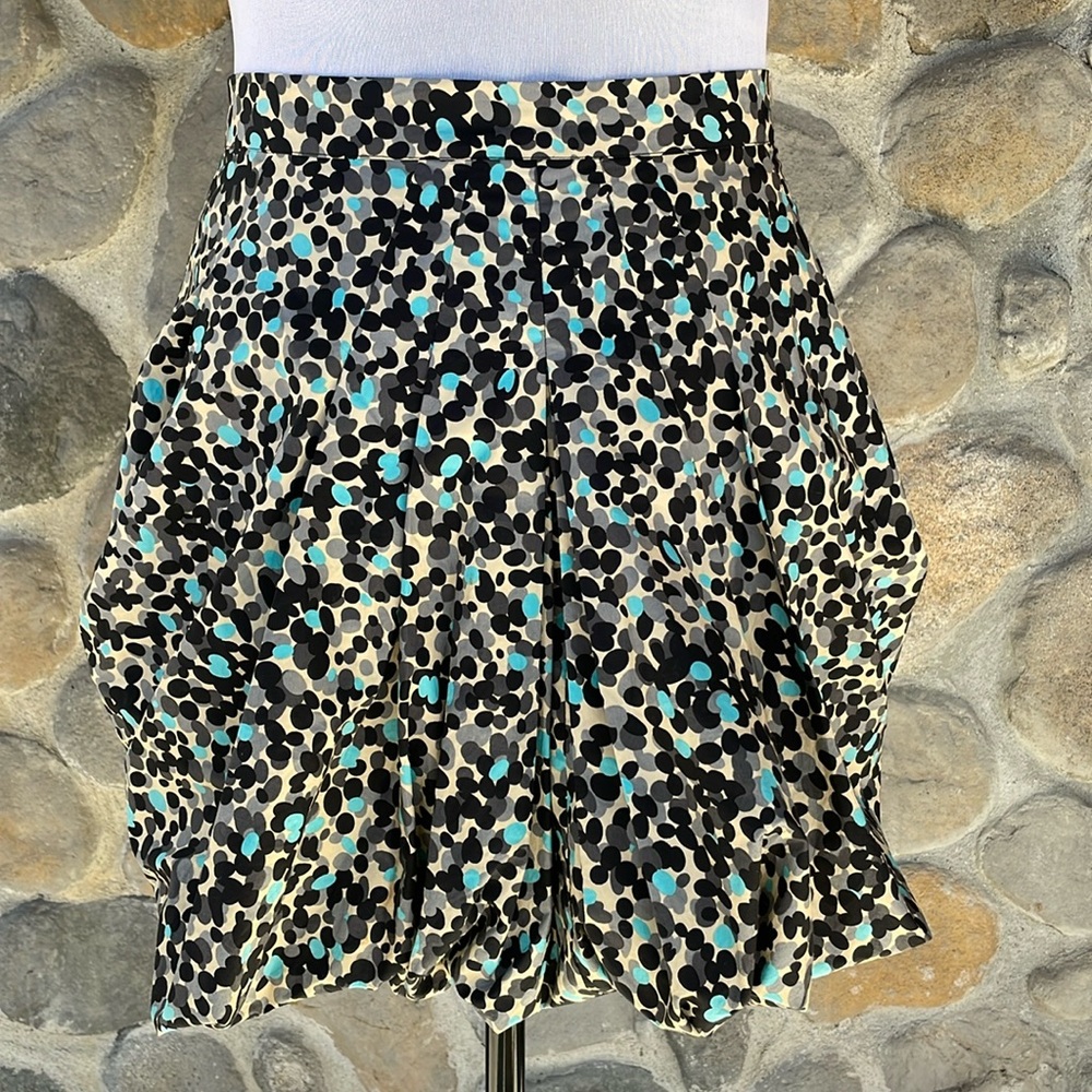 NWT Plenty by Tracy Reese vintage Anthropologie bubble skirt abstract do…